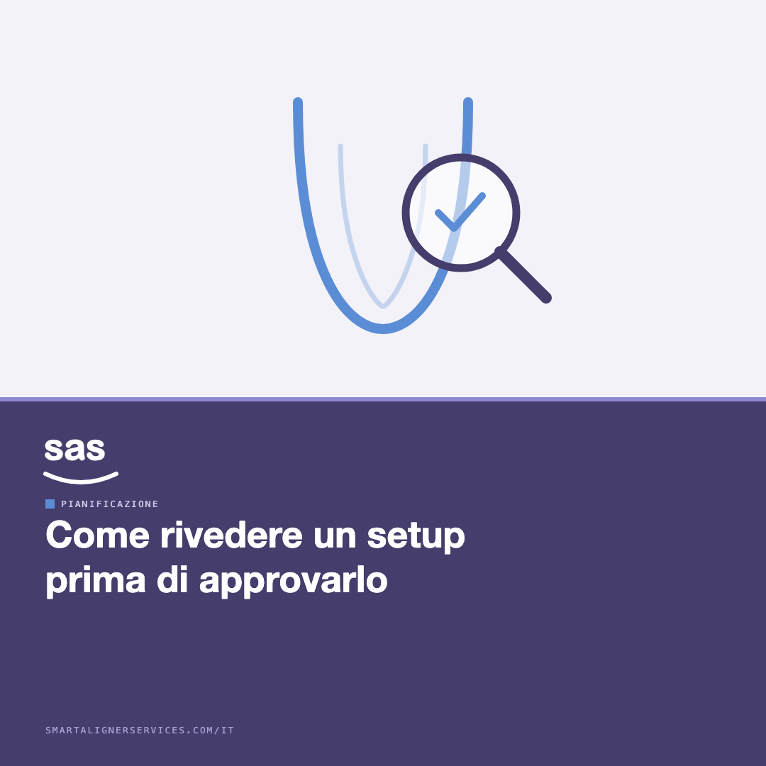 Come rivedere un setup digitale prima di approvarlo
