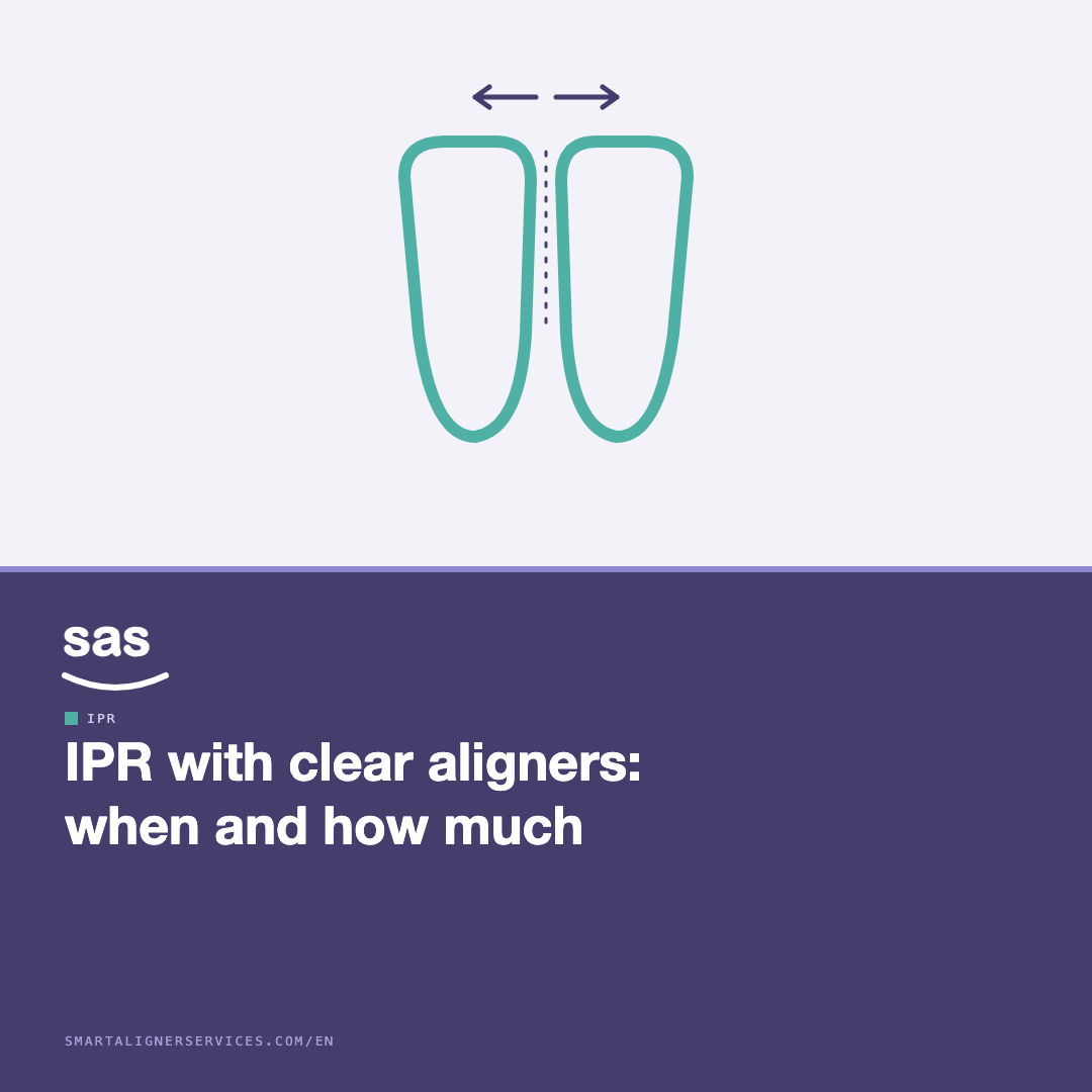 IPR with clear aligners: when it makes sense and how much to do